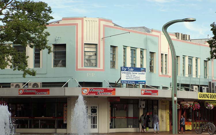 Art deco building in Hastings